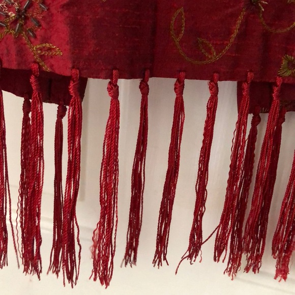 [Lillie Rubin] embroidered skirt - Picture 3 of 7